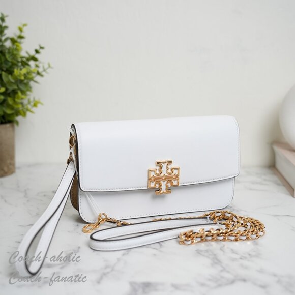 NWT Tory Burch Britten Soft Chain Wallet with Wristlet